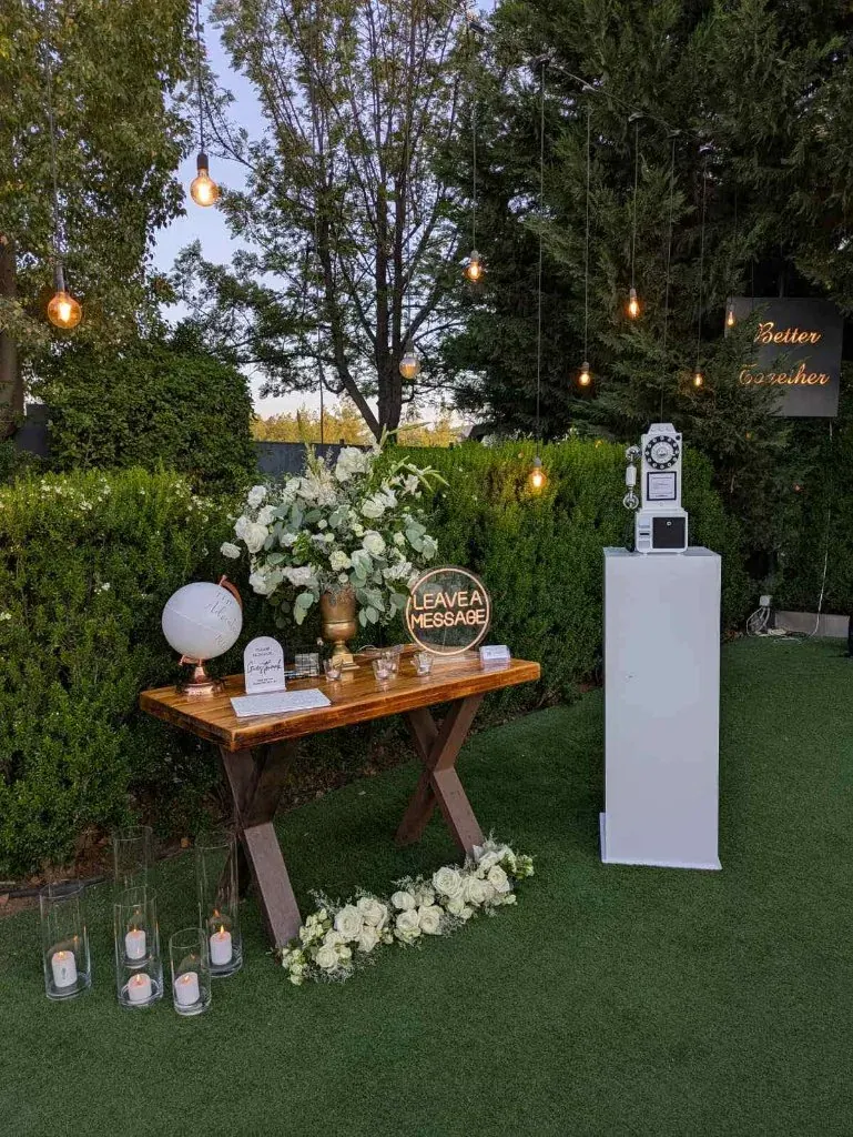 دفتر الضيوف الصوتي في حفل زفاف في قبرص — Seven Dreams Events