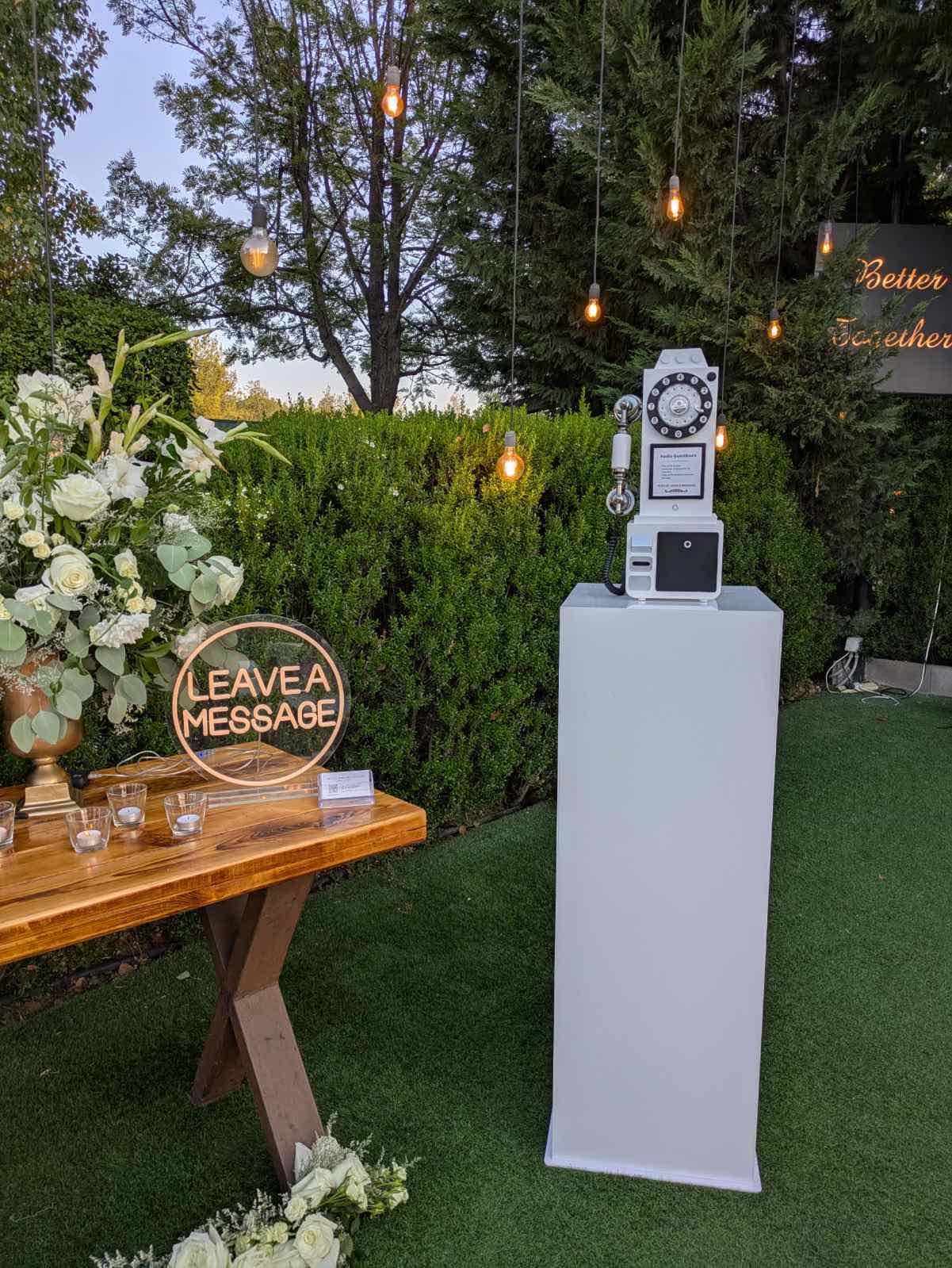 360° photo booth setup — Seven Dreams Events Cyprus